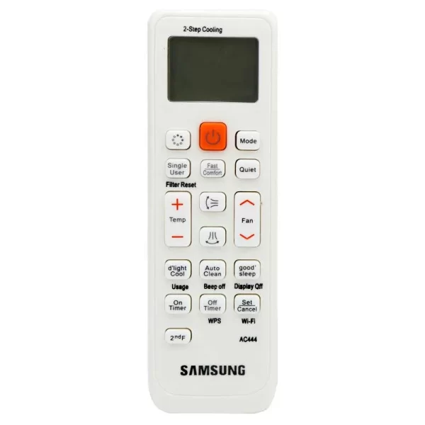 کنترل کولر گازی Samsung AC444 دکمه نارنجی